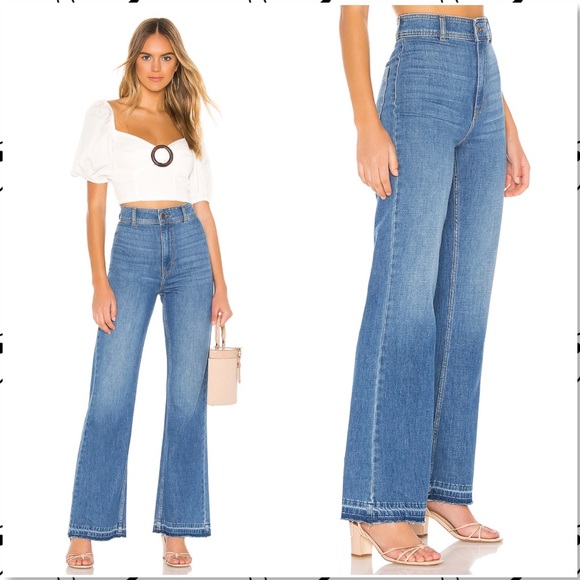 Free People Denim - Free People Mindy Rigid Flare Jeans Indigo NEW 27